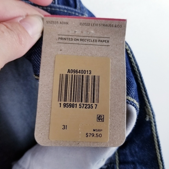 Levi's Low Pro Mid-Rise Straight Jeans NWT A09640013 Women's size 31 - Picture 5 of 12